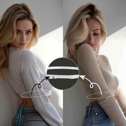 Tuck Band Adjustable Elastic Band Tool for Shirts & Sweaters Suitable for waist size between 23'' - 50'' in Saudi Arabia