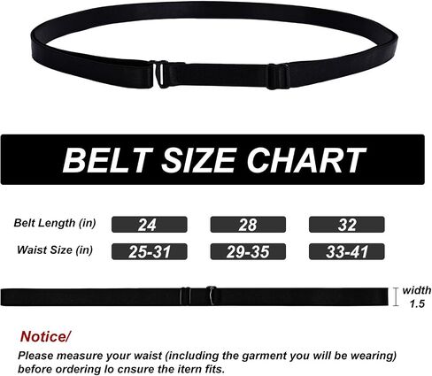 Tuck Band Adjustable Elastic Band Tool for Shirts & Sweaters Suitable for waist size between 23'' - 50'' in Saudi Arabia