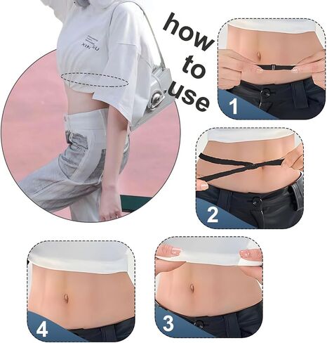 Tuck Band Adjustable Elastic Band Tool for Shirts & Sweaters Suitable for waist size between 23'' - 50'' in Saudi Arabia