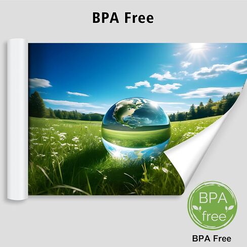 US Letter Thermal Printer Paper 4 Roll, 8.5 inches Compatible with Phomemo M832, M834, M835, A80, MT810 and Other Portable Thermal Printers (4Rolls | 8.5''x27') in Kuwait