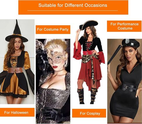 حزام خصر مرن واسع للسيدات من SUOSDEY لفستان السيدات وحزام مطاطي للفتيات in Kuwait