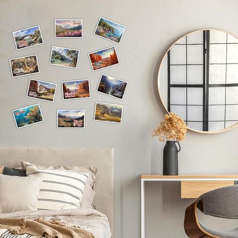 63pcs National Park Theme Postcards U.S. -Travel Landscape Postcard Decor Gift With Mailing Side - 4" x 6" Cards in Saudi Arabia