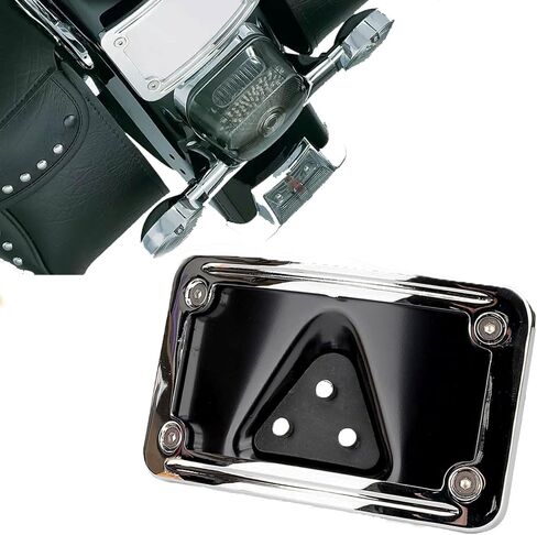 3148 حامل لوحة ترخيص منحني مع إطار مناسب لهارلي ديفيدسون لوحة ترخيص جبل شاحنة قوس 3-Hole Relocation Kit in Saudi Arabia