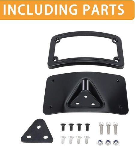 3148 حامل لوحة ترخيص منحني مع إطار مناسب لهارلي ديفيدسون لوحة ترخيص جبل شاحنة قوس 3-Hole Relocation Kit in Saudi Arabia