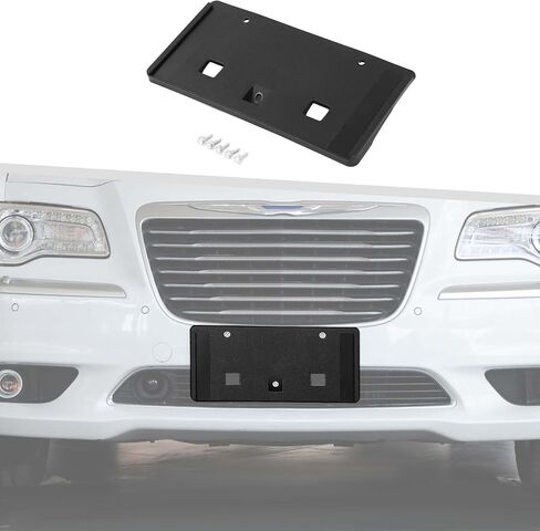 Jimen Fit for Chrysler 300C 2011-2014, Front License Plate Mount Tag Holder Frame Bracket in Saudi Arabia