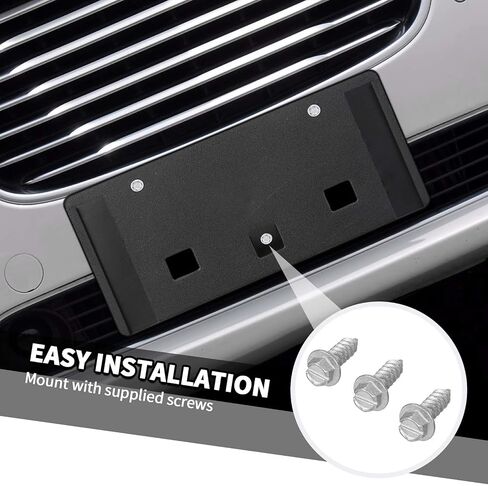 Jimen Fit for Chrysler 300C 2011-2014, Front License Plate Mount Tag Holder Frame Bracket in Saudi Arabia