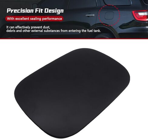 غطاء خزان حشو الوقود 5LW29GW7AB 5MG24LAUAA متوافق مع Grand Cherokee 2014-2022 Dodge Durango 2014-2020، غطاء خارجي لباب خزان الوقود قابل للطلاء in Kuwait