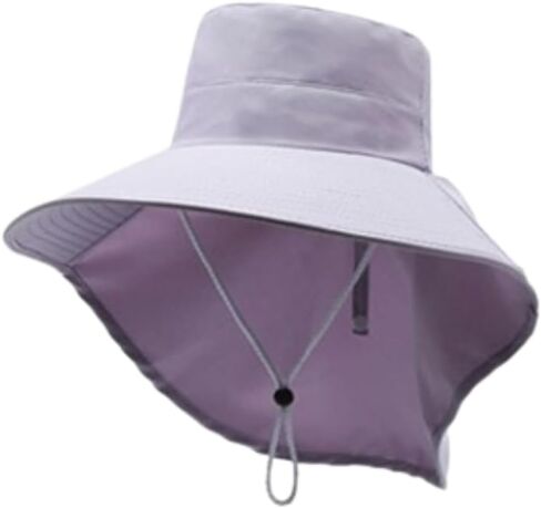 Outdoor Sun Hat for Women, UPF 50+ Wide Brim Summer Hat and Fishing Hat with Neck Flap in Saudi Arabia
