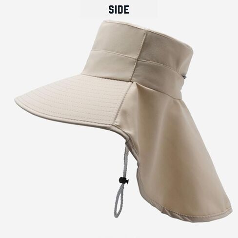 Outdoor Sun Hat for Women, UPF 50+ Wide Brim Summer Hat and Fishing Hat with Neck Flap in Saudi Arabia