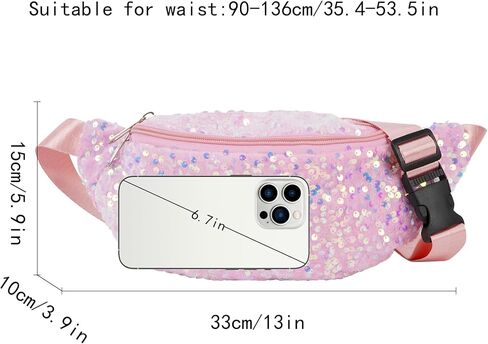 Fanny Pack Waist Pack Crossbody Sling Chest Bag Phone Purse in Saudi Arabia