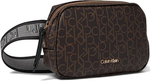 Calvin Klein Chen Signature Belt Bag Brown/Khaki/Black One Size in Saudi Arabia
