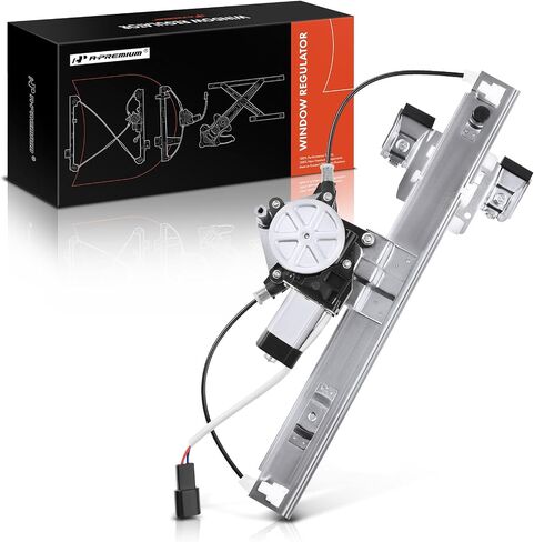 A-Premium Power Window Regulator with Motor Compatible with Chevrolet HHR 2006-2011 Wagon Rear Left Driver Side in Saudi Arabia