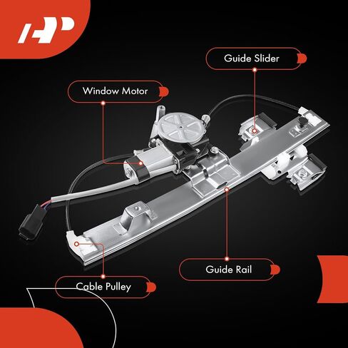 A-Premium Power Window Regulator with Motor Compatible with Chevrolet HHR 2006-2011 Wagon Rear Left Driver Side in Saudi Arabia