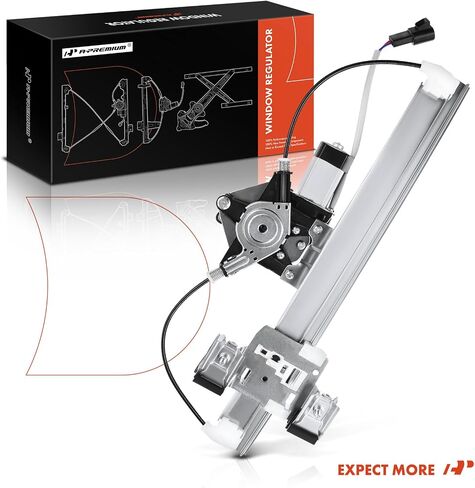 A-Premium Power Window Regulator with Motor Compatible with Chevrolet HHR 2006-2011 Wagon Rear Left Driver Side in Saudi Arabia