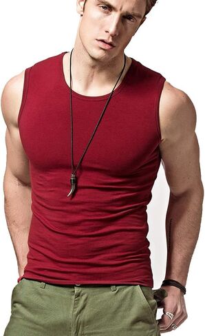 Mens Compression Athletic Muscle Sleeveless Tank Top Gym Work Out A-Shirt in Saudi Arabia