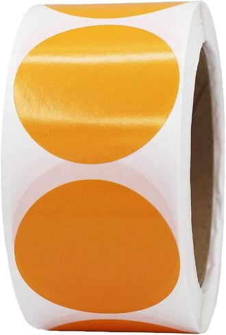 Green Color Coding Labels for Organizing Inventory 2 Inch Round Circle Dots 500 Total Adhesive Stickers On A Roll in Saudi Arabia