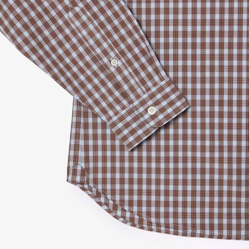 Lacoste Men's Checked Poplin Shirt in Saudi Arabia