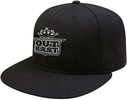 Outkast Men's White Imperial Crown Snapback Baseball Cap Black in Saudi Arabia