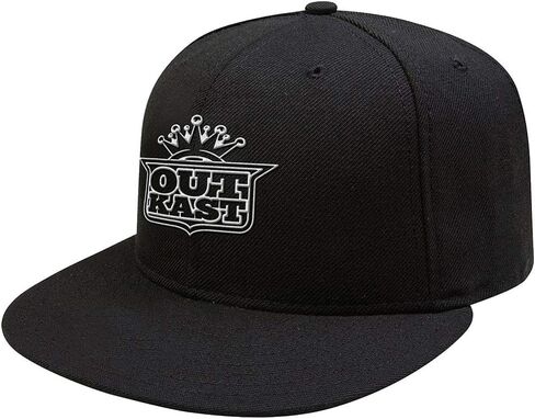 Outkast Men's White Imperial Crown Snapback Baseball Cap Black in Saudi Arabia