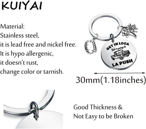 Twilight Movie Merchandise Gift Vampire Car Lovers Gift Fork Washington Gift Get In LOCA We Are Going To La Push Keychain in Saudi Arabia