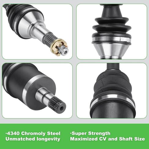 Front Left Right CV Axle Drive Shaft for Can Am Commander 1000/800R DPS XT Max 1000R 2018 2019 2020, 1000X 2011 2012 2013 ATV UTV Axle Replacement for 705401106 705401872 in Saudi Arabia