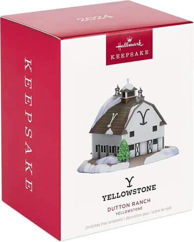 Hallmark Keepsake Christmas Ornament 2024, Yellowstone Dutton Ranch, TV Show Gifts in Saudi Arabia
