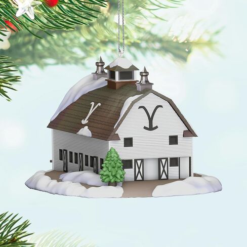 Hallmark Keepsake Christmas Ornament 2024, Yellowstone Dutton Ranch, TV Show Gifts in Saudi Arabia