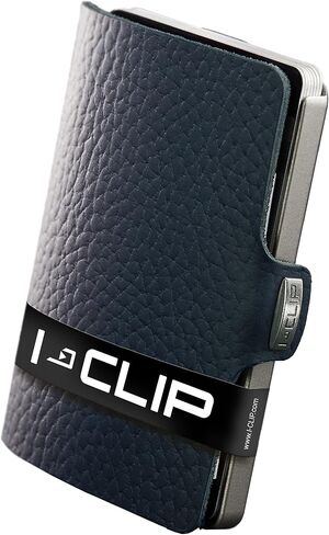 محفظة I-CLIP ® الصغيرة الأنيقة والنحيفة مع مشبك Moneyclip مصنوعة من مادة الروبوتينس والجلد in Kuwait