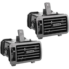 Qiilu Dashboard Air Vent, Pair of Interior Center Console Air Vent Dashboard AC Ventilation Conditioning Outlet Left + Right Fits for Mitsubishi Pajero Montero V31 V32 V33 V43
