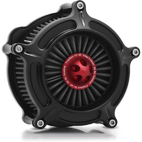 For harley davidson Sportster Air Cleaner filter street road glide M8 softail dyna 103 107 air intake Road King touring (OPS Black - Gray -Black spike, Model A : Sportster 883 1200)