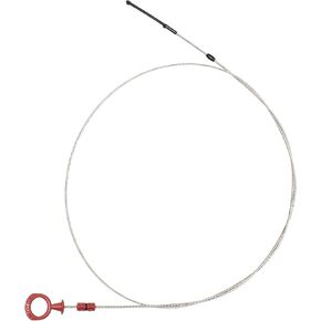 Engine Oil Dipstick No.20480112 Oil Level Dip Stick Double Hole Indicator for Volvo FH12 FH16 FM FMX Plastic Metal Red Silver Tone