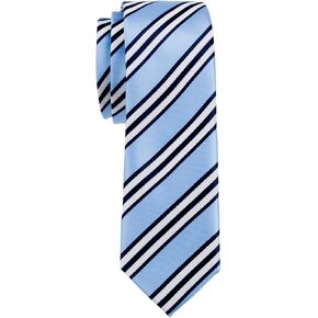 Retreez Preppy Regimental Striped Woven Microfiber 2" Skinny Tie - 6 Colors