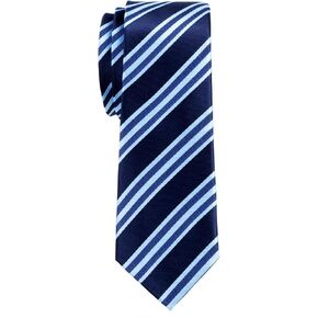 Retreez Preppy Regimental Striped Woven Microfiber 2" Skinny Tie - 6 Colors in Kuwait