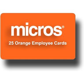 25 بطاقة تمرير للموظفين من شركة Orange Micros