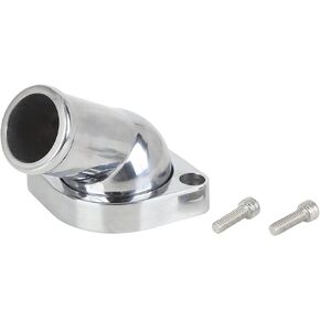 X AUTOHAUX 45 Degree Swivel Engine Coolant Water Neck Thermostat Housing for Chevy LS1 LS2 LS3 LS7 LS9 LSA L76 L92 4.8 5.3 6.0 Engines