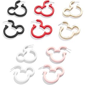 Disney's Mickey Mouse Hoop Earrings Set - Multi