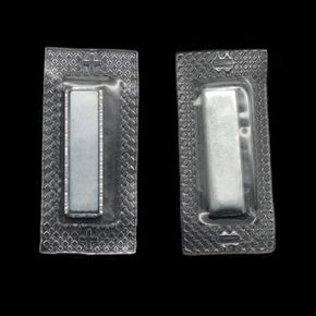 Bluemoona 6 Sets - Hidden Sew-in PVC Magnetic Snap Rectangle 27mmx8mmx3mm Closure Purse Handbags Button