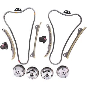 ApplianPar Timing Chain kit with CVVT Cam Gear for Hyundai Azera 2012-2017 Genesis 2011-2016 Santa Fe 2013-2018 Kia Cadenza 2014-2016 K900 16-17 Sedona 2015-2018 Sorento 2014-2018 3.3 3.8