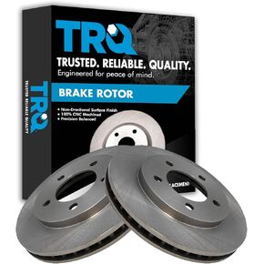 مجموعة دوارات الفرامل الأمامية TRQ ذات فتحات تهوية متوافقة مع 1997-2002 Ford Expedition 1998-2002 Lincoln Navigator