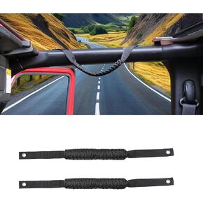 Roll Bar Grab Handles Front and Rear Grip Handle for 2024 Jeep Wrangler JL 4 Door 4XE Interior Accessorie for Jeep Wrangler (Blue 4 Pack)