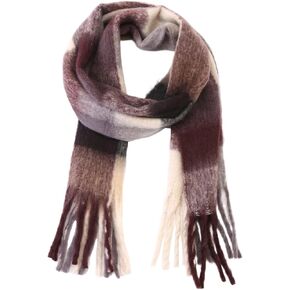 Ethereal Blue & White Women's Scarf - Soft Pashmina Wraps with Tassels for Warmth & Style | Ideal for Travel