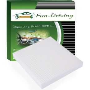 White FD285 Cabin Air Filter for Camry,Corolla,Corolla,Highlander,Prius,RAV4,Tundra,4Runner,Avalon,Replacement for CF10285,CP285,CP285