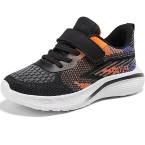 Boys Girls Sneakers Kids Lightweight Breathable Strap Athletic Running Walking Sports Tennis Shoes for Toddler/Little Kid/Big Kid