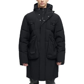 Men's Long Winter Warm Coats Winter Jackets for Men 2024 Waterproof Winter Coats for Men Heavyweight Hooded Coat