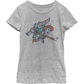 Girl's Toy Story Woody and Buzz Fly with Me T-Shirt