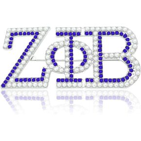 Pearl ZPB Brooch Pin for Women ZPB Gift Greek Sorority Paraphernalia Gift for Finer Women Jewelry 1920 Sisterhood Gift