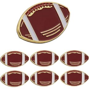 6/12/50/100Pcs Football Sports Enamel lapel Pin School Sports Pins For Student School Backpack Hat Decor