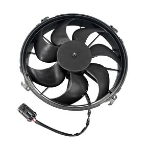 30103202 12" Puller Fan - High Output Puller Fan 1800 RPM 12 Volts 66 Amp 7 Curved Blade 1870 CFM Compatible with Motorcycle, ATV and Oil Cooler Replacement by Spal VA01-AP90/VLL-66A