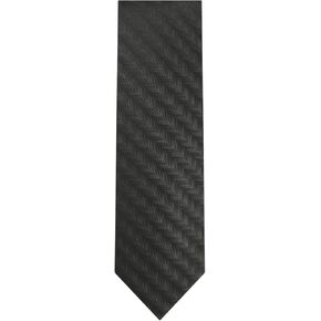 Jacob Alexander Men's Silk Blend Solid Color 2.5 inch Width Chevron Slim Neck Tie