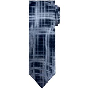 Jacob Alexander Men's Woven Dotted Squares Pattern Regular or Slim Neck Tie